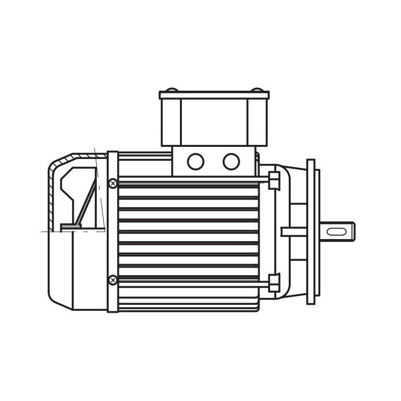 ART. 690450 - Motore elettrico monofase da 1CV per MEC 200