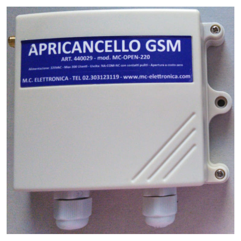 ART. 440029 - Apricancello GSM MC-OPEN-220